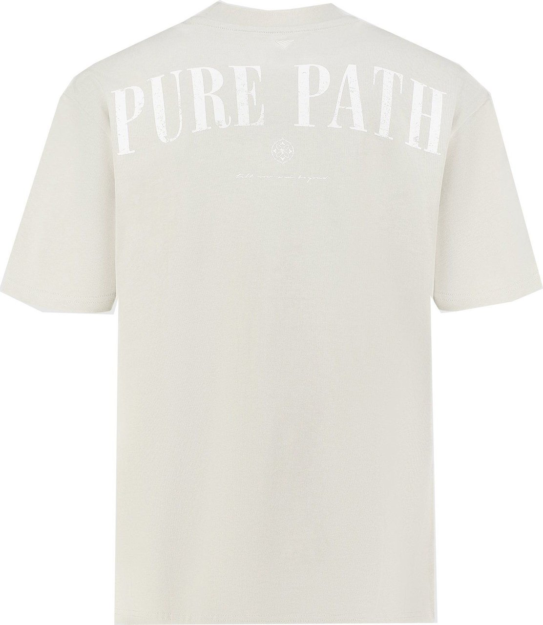 Pure Path Vintage logo tee Beige