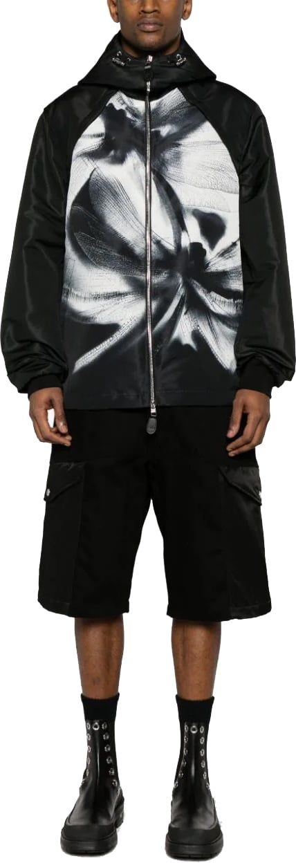 Alexander McQueen Dragonfly Shadow hooded bomber jack Divers