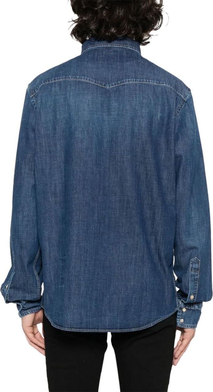 Jacob Cohen Shirts Denim Blue Blauw