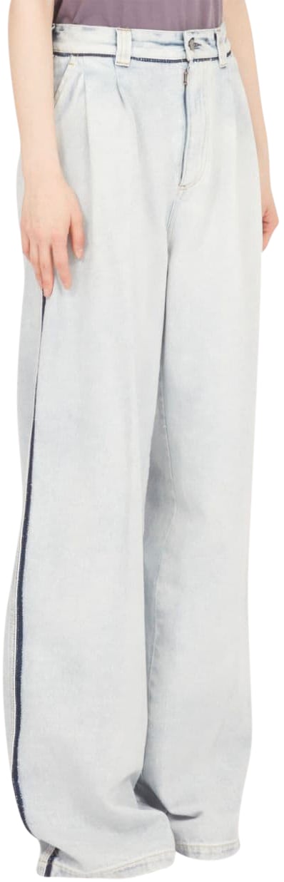 Maison Margiela Jeans Clear Blue Blauw