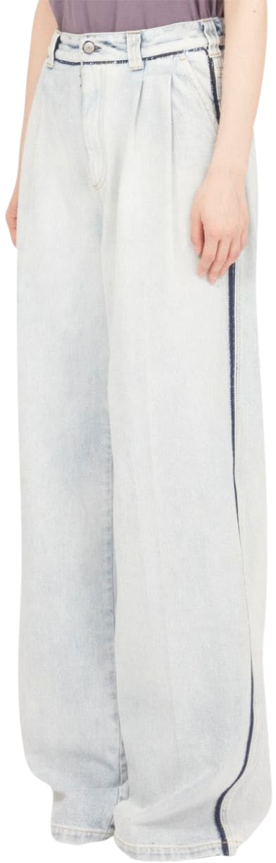 Maison Margiela Jeans Clear Blue Blauw
