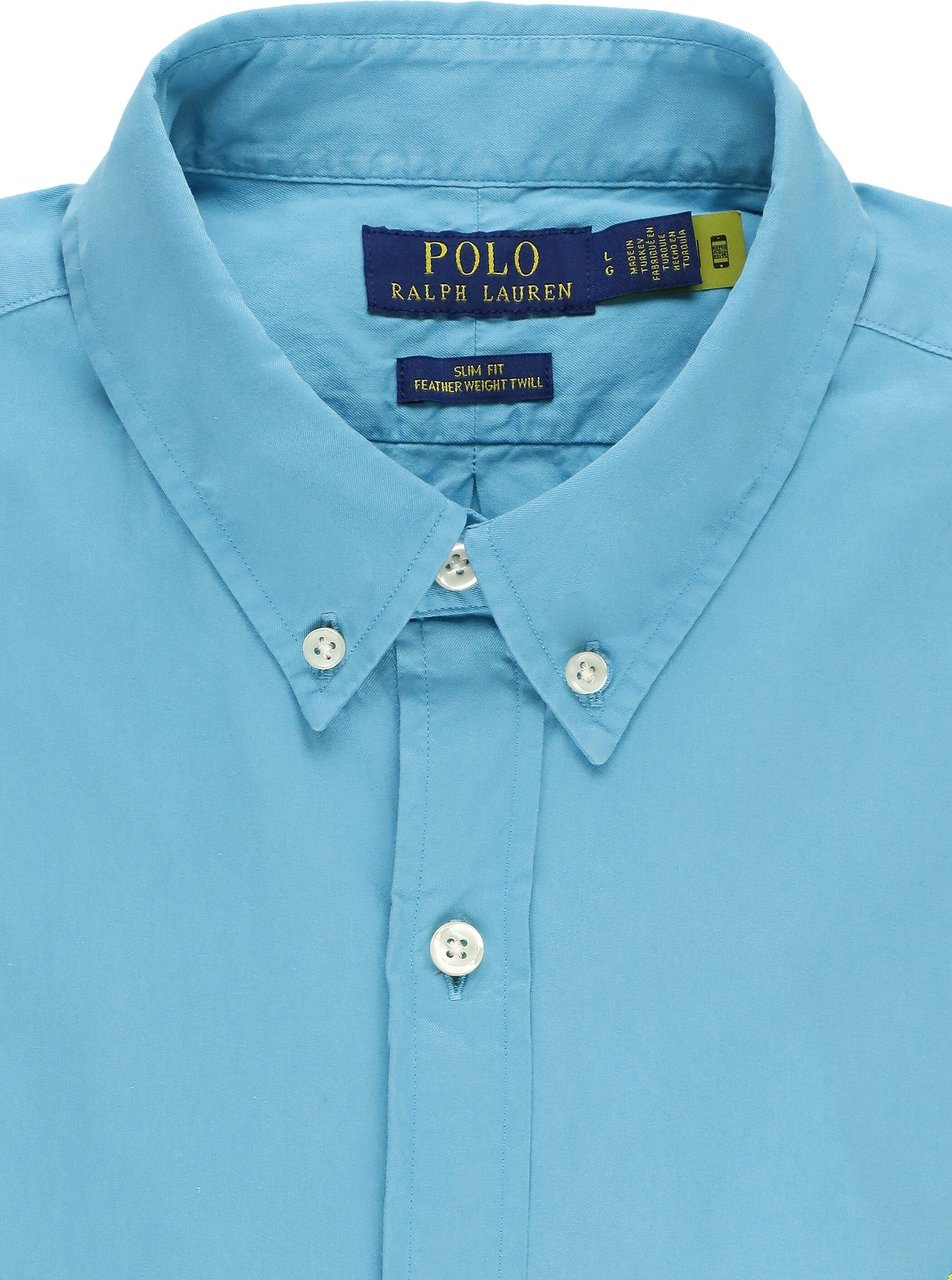 Ralph Lauren Shirts Light Light Blue Blauw