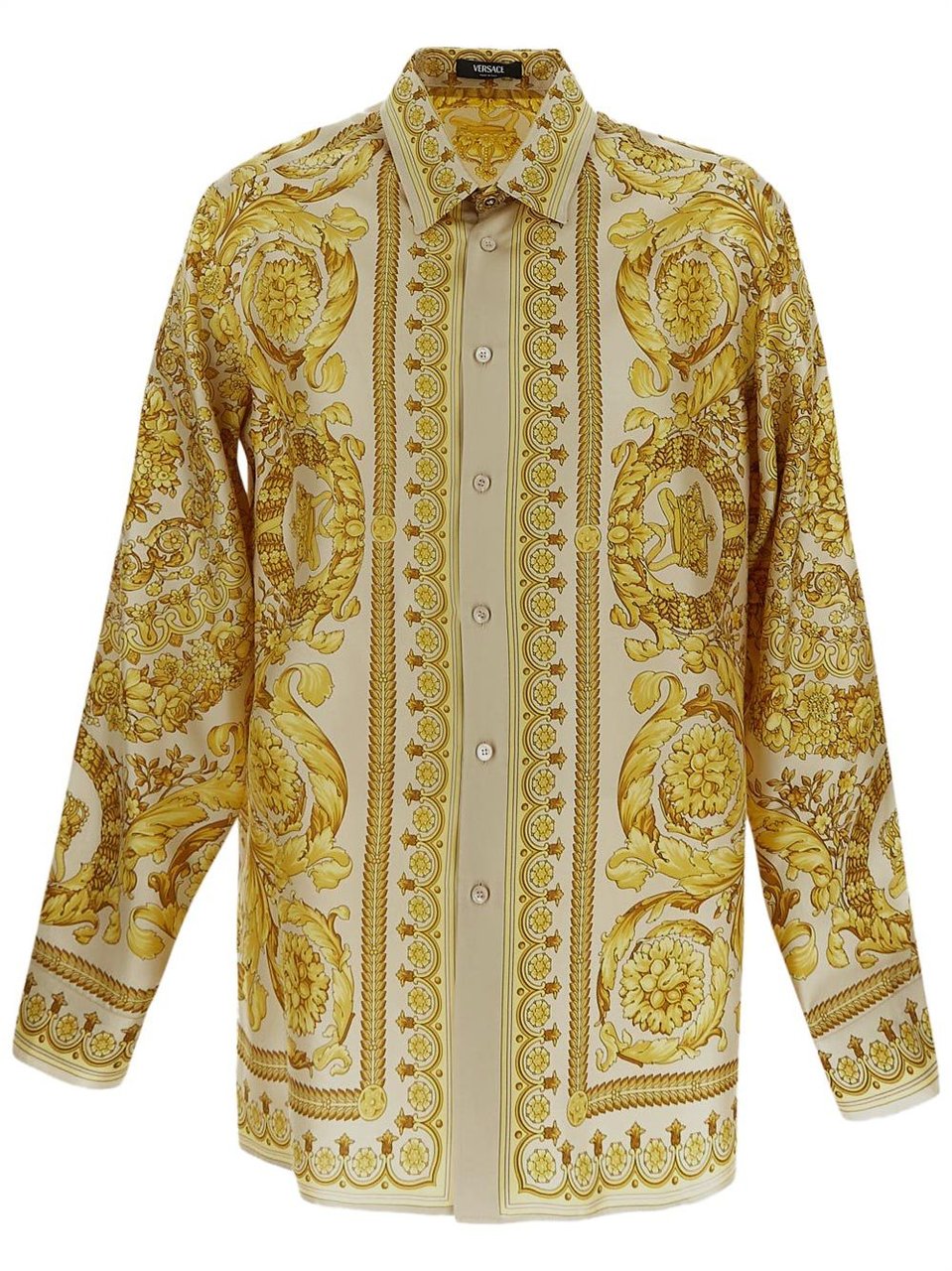 Versace Baroque Shirt Geel