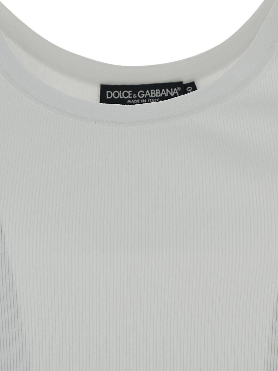 Dolce & Gabbana Cotton Tank Top Wit