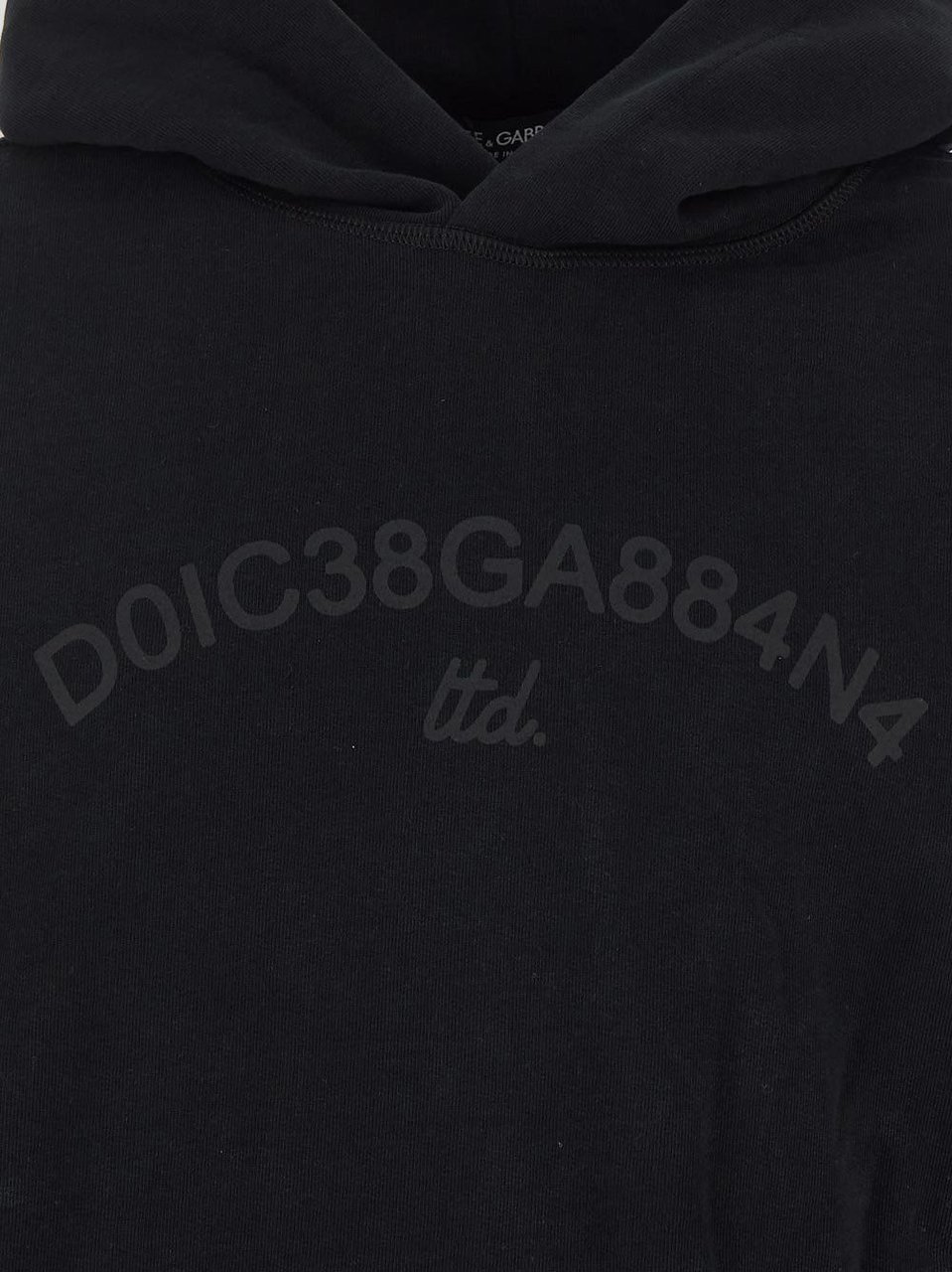 Dolce & Gabbana Cotton Sweatshirt Zwart