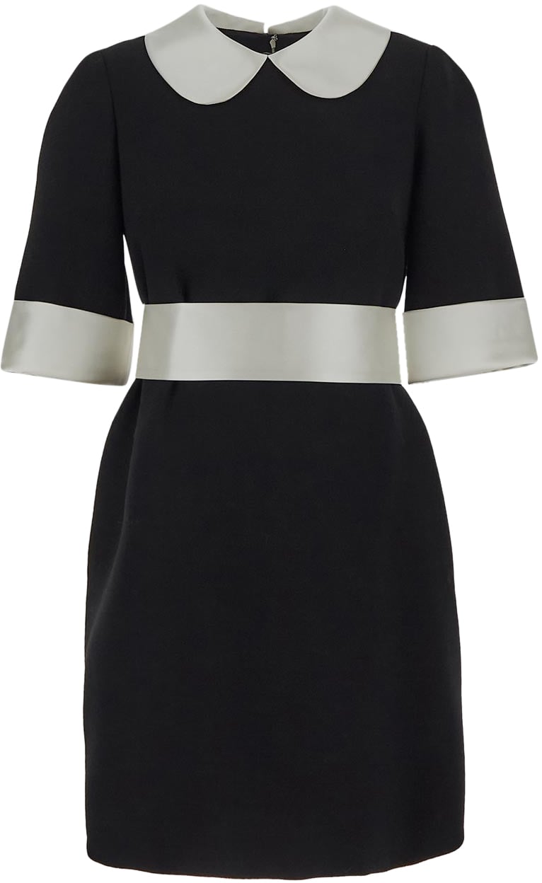 Dolce & Gabbana Wool Dress Zwart