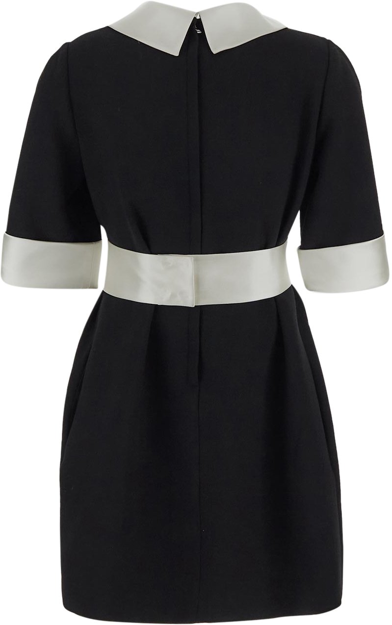 Dolce & Gabbana Wool Dress Zwart