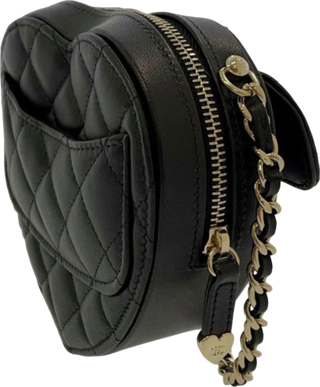 Chanel Mini CC in Love Heart Crossbody Bag Zwart