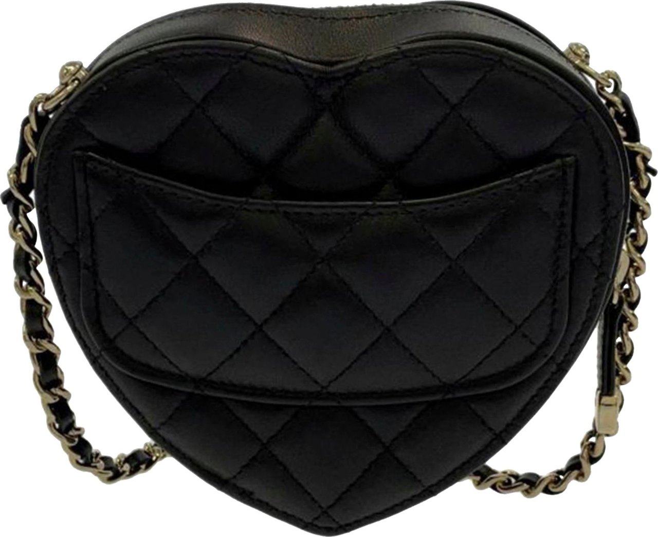 Chanel Mini CC in Love Heart Crossbody Bag Zwart