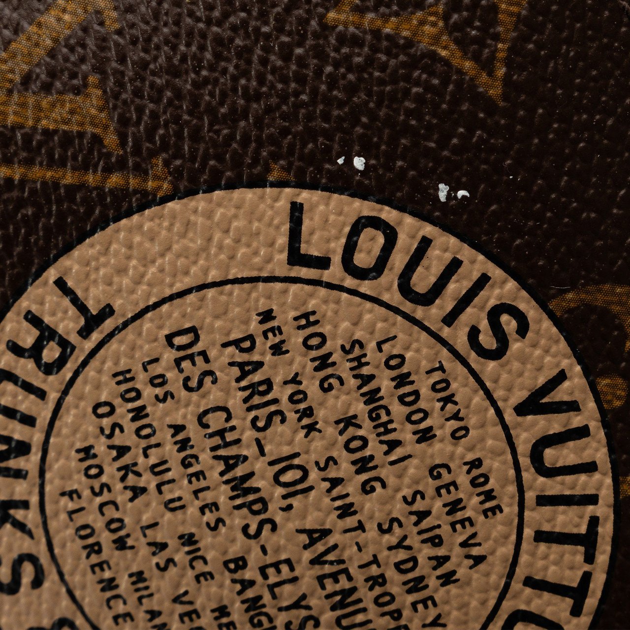 Louis Vuitton Monogram Trunks and Bags Mini Pochette Accessoires Bruin