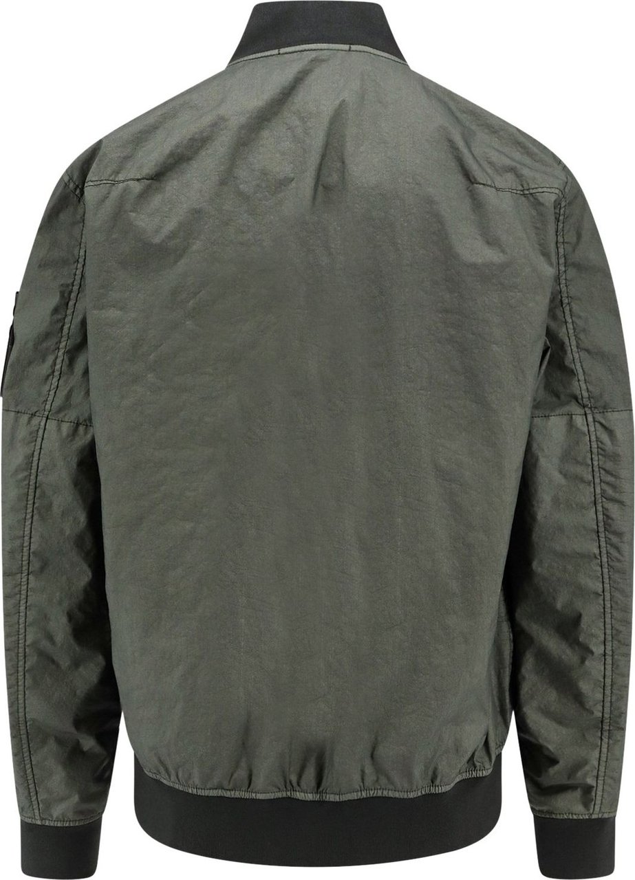 Stone Island Coated nylon jacket Groen