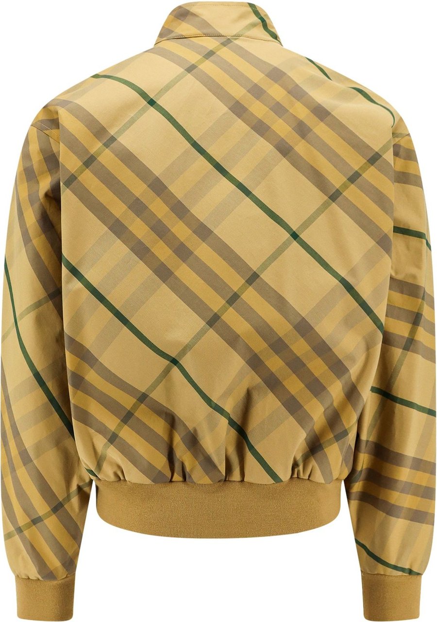 Burberry Cotton jacket with check motif Divers