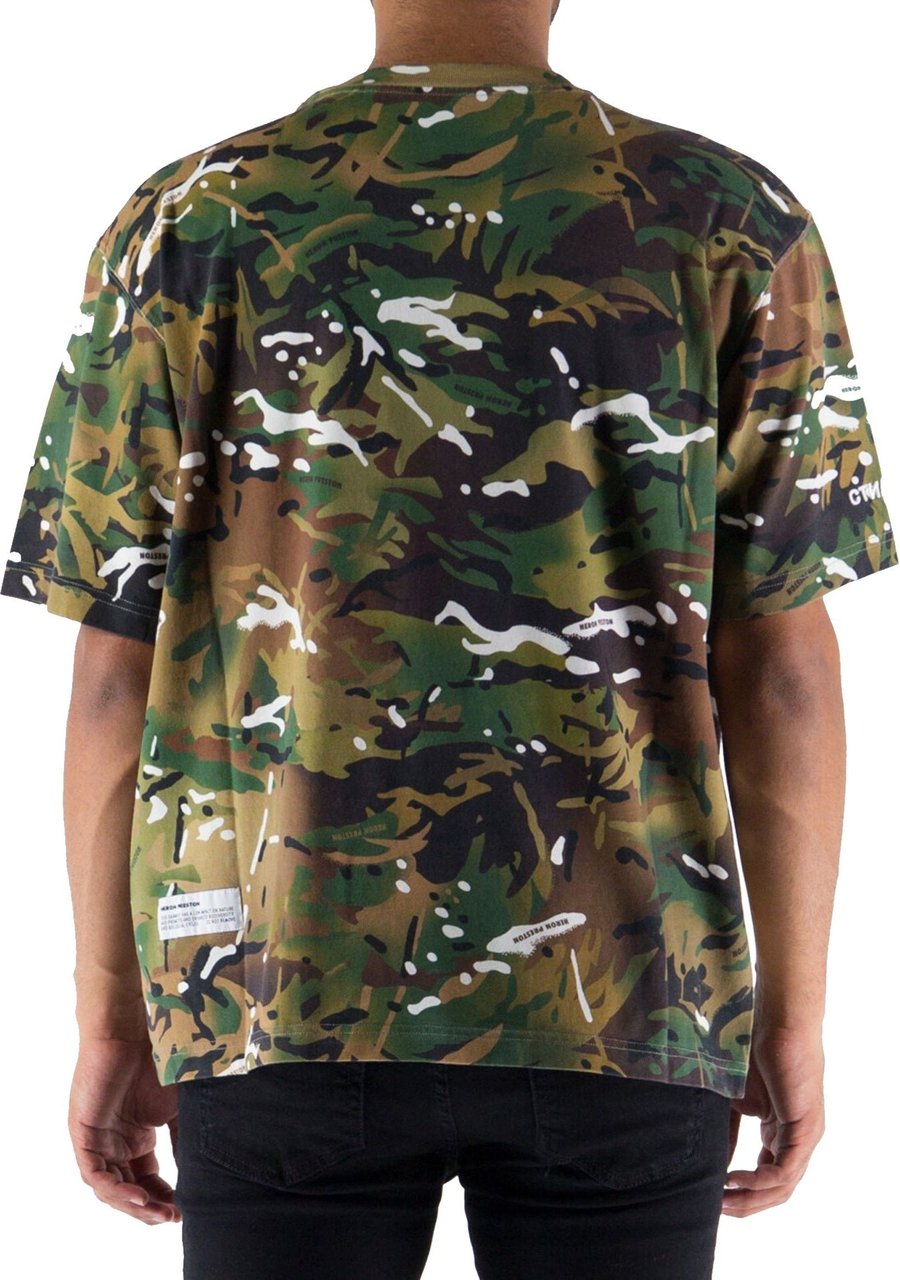 Heron Preston Heron Preston Camouflage T-shirt Groen