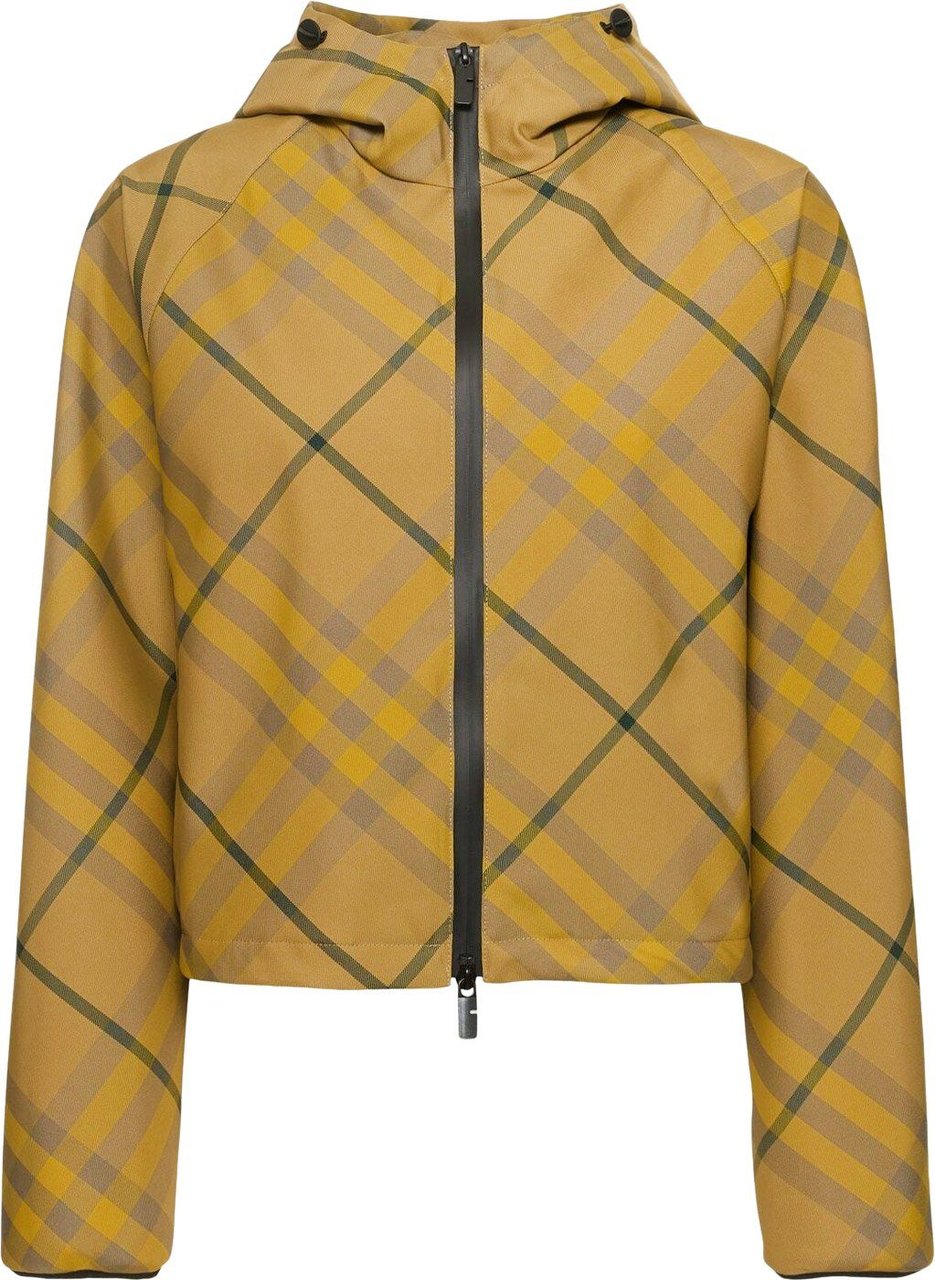 Burberry Nylon jacket with check motif Divers