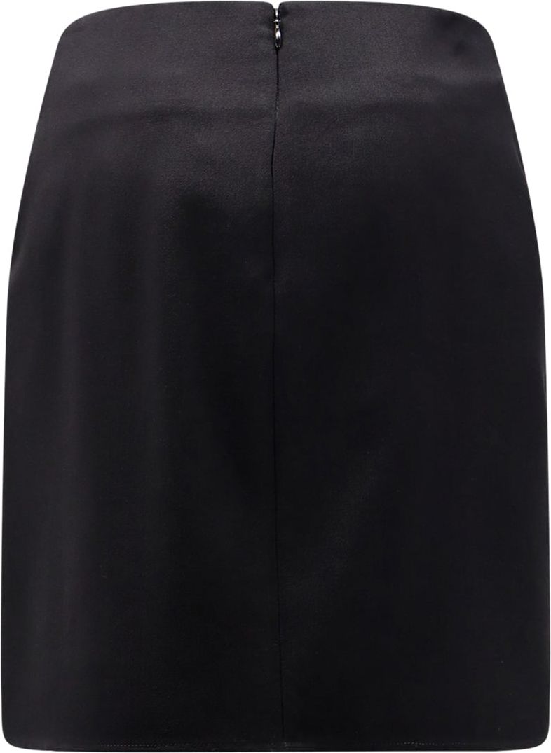 OFF-WHITE Virgin wool mini skirt Zwart
