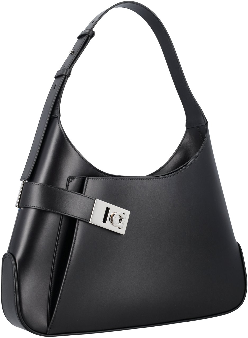 Ferragamo Borsa Hobo Zwart