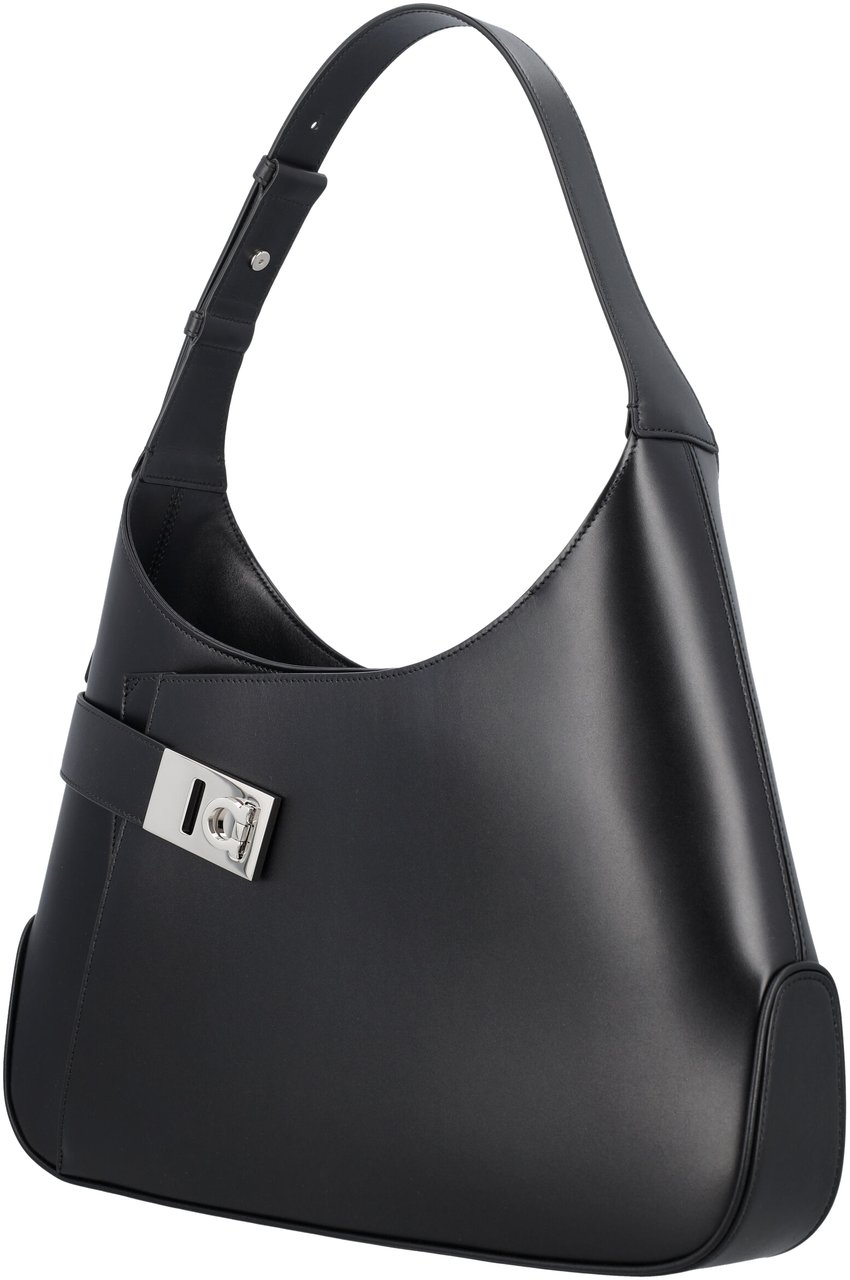 Ferragamo Borsa Hobo Zwart