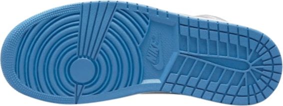 Nike Air Jordan 1 Mid True Blue Grijs