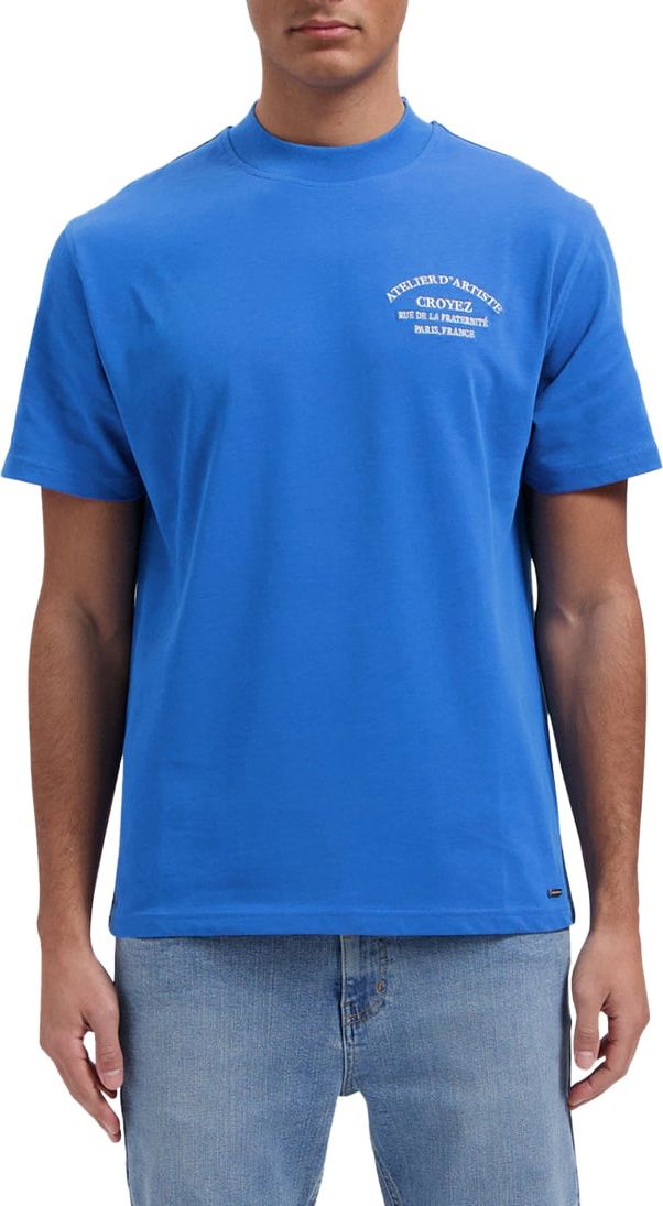 Croyez croyez atelier t-shirt - royal blue Blauw