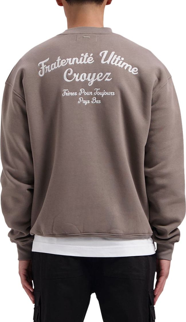 Croyez croyez fraternité sweater - dull grey Grijs