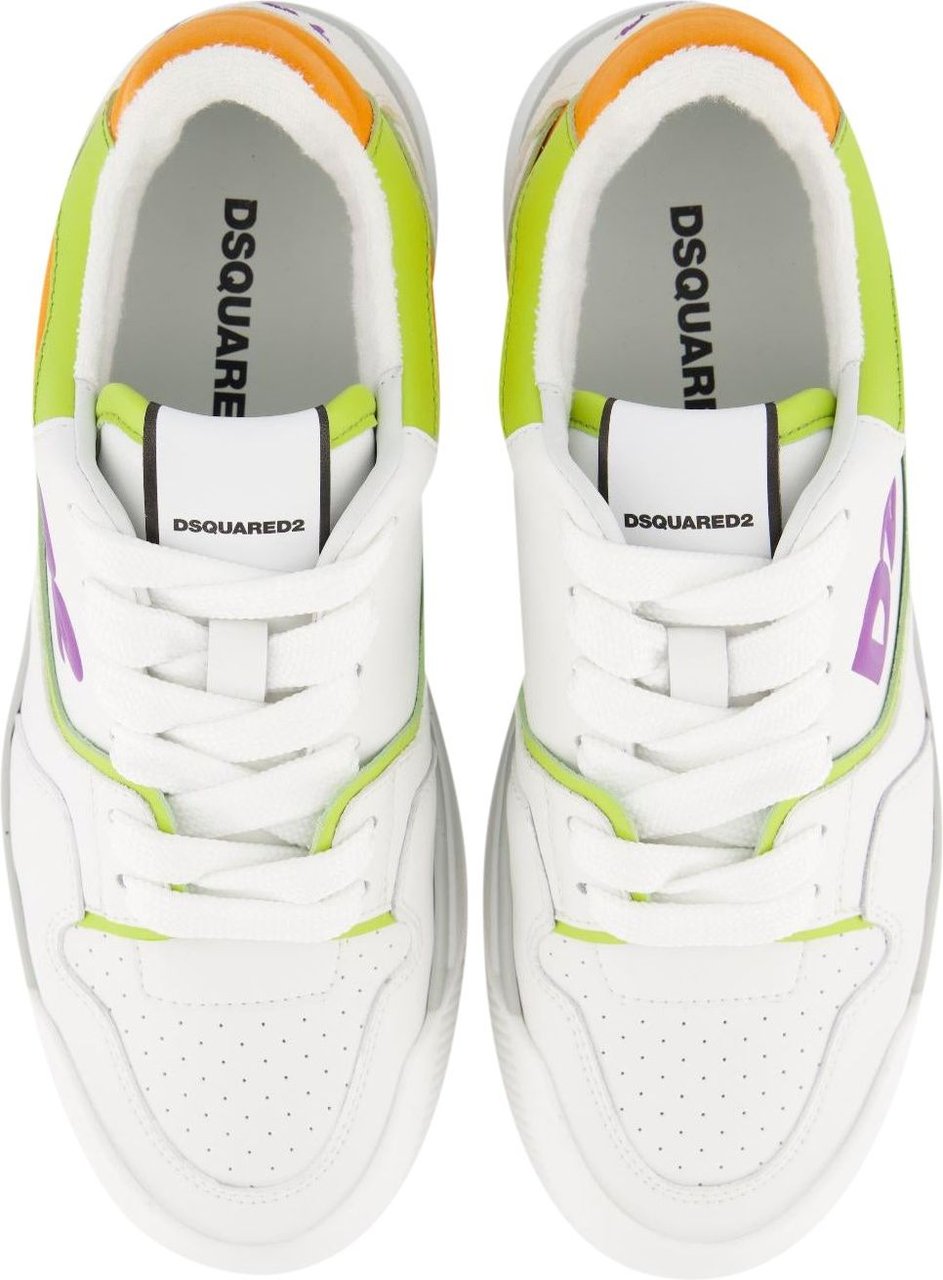 Dsquared2 Dames New Jersey Sneaker Wit/Multi Wit