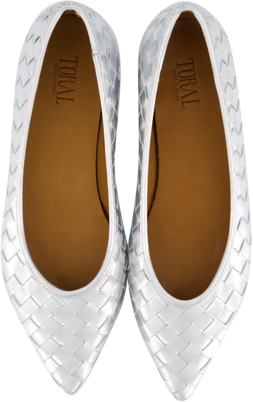 Toral Dames Magda Loafer Metallic/Silver Metallic