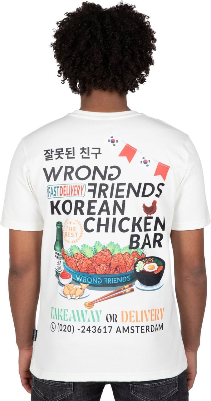Wrong Friends SEOUL T-SHIRT - COCONUT WHITE Wit