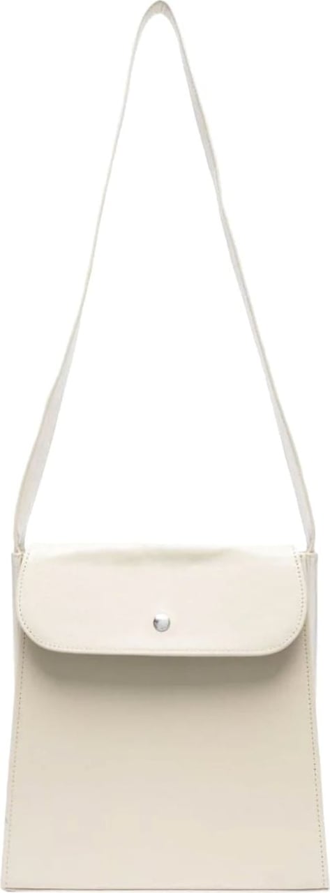 Our Legacy Extended Leather Bag Dusty White Wit