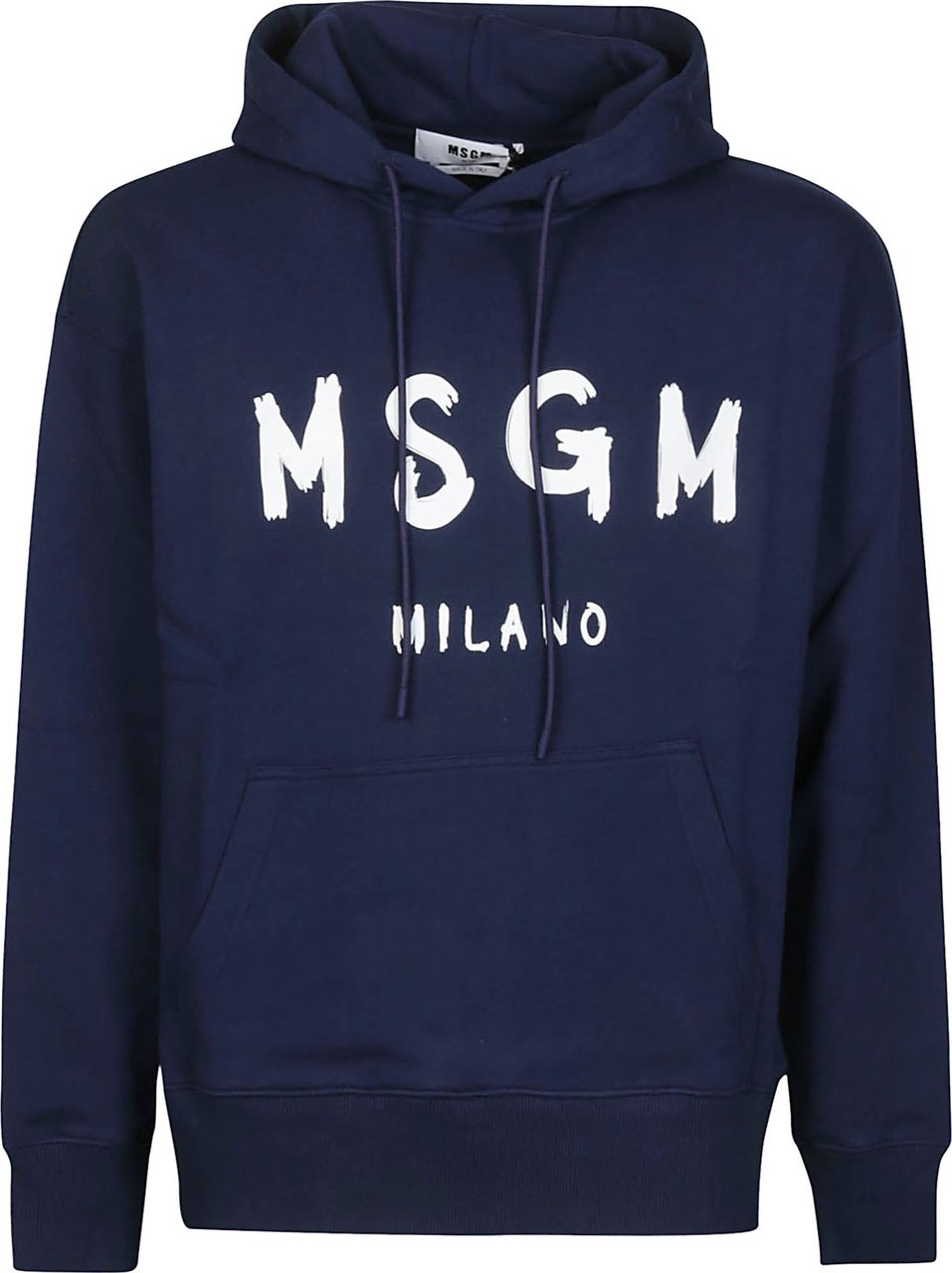 MSGM Logo Print Sweatshirt Blue Blauw