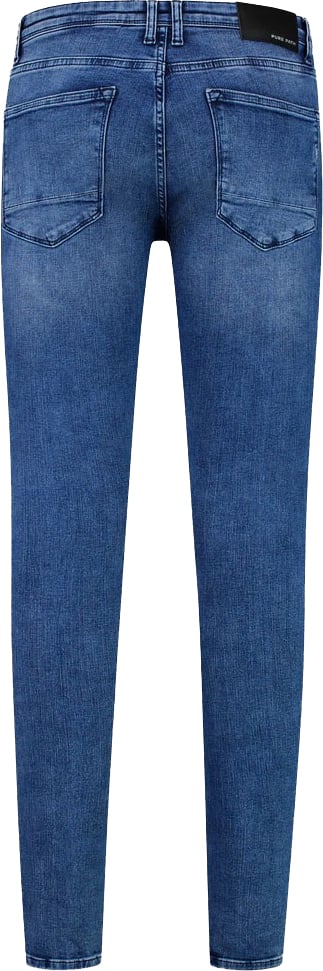 Pure Path Mid blue jeans Blauw