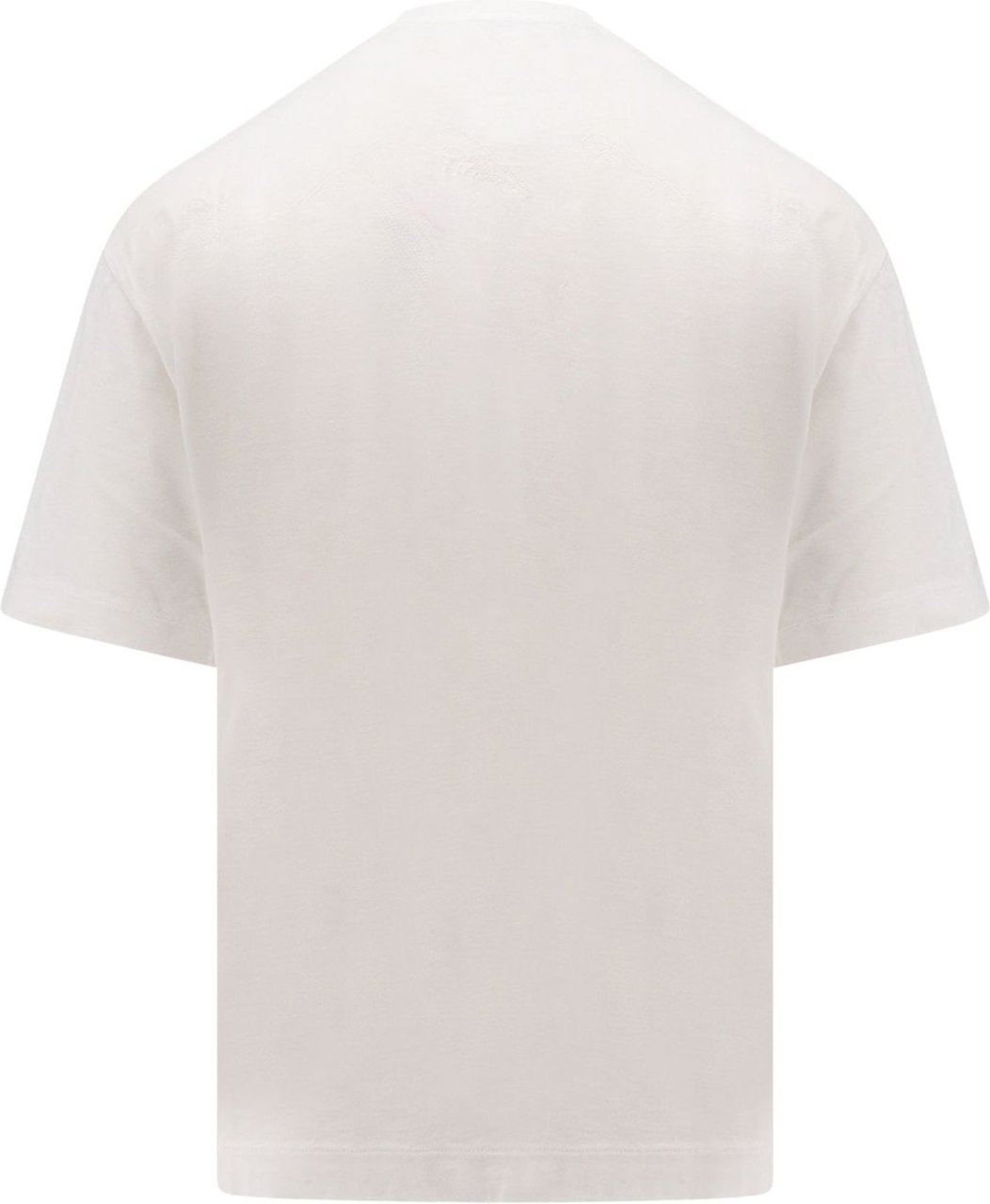 OFF-WHITE Cotton t-shirt with embroidered logo Wit