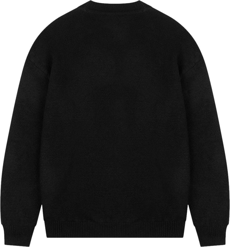 Croyez croyez fraternité knit sweater - black Zwart