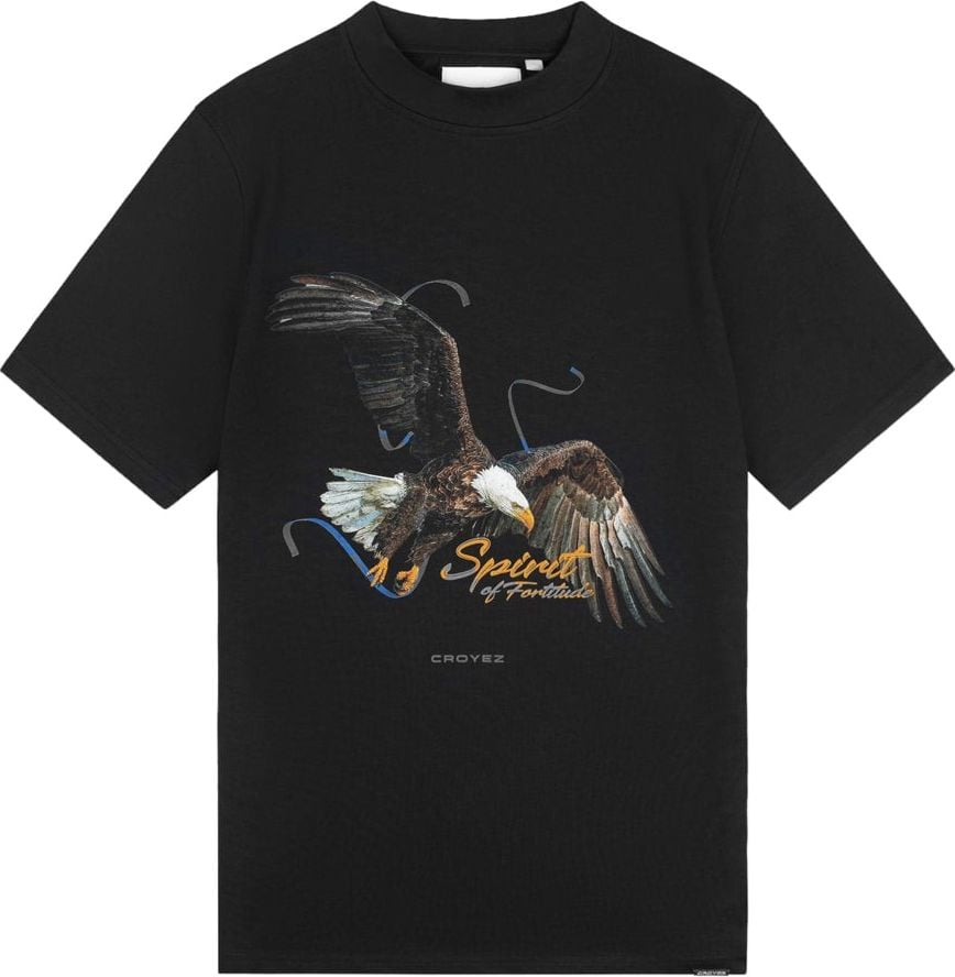 Croyez croyez spirit of fortitude t-shirt - black Zwart