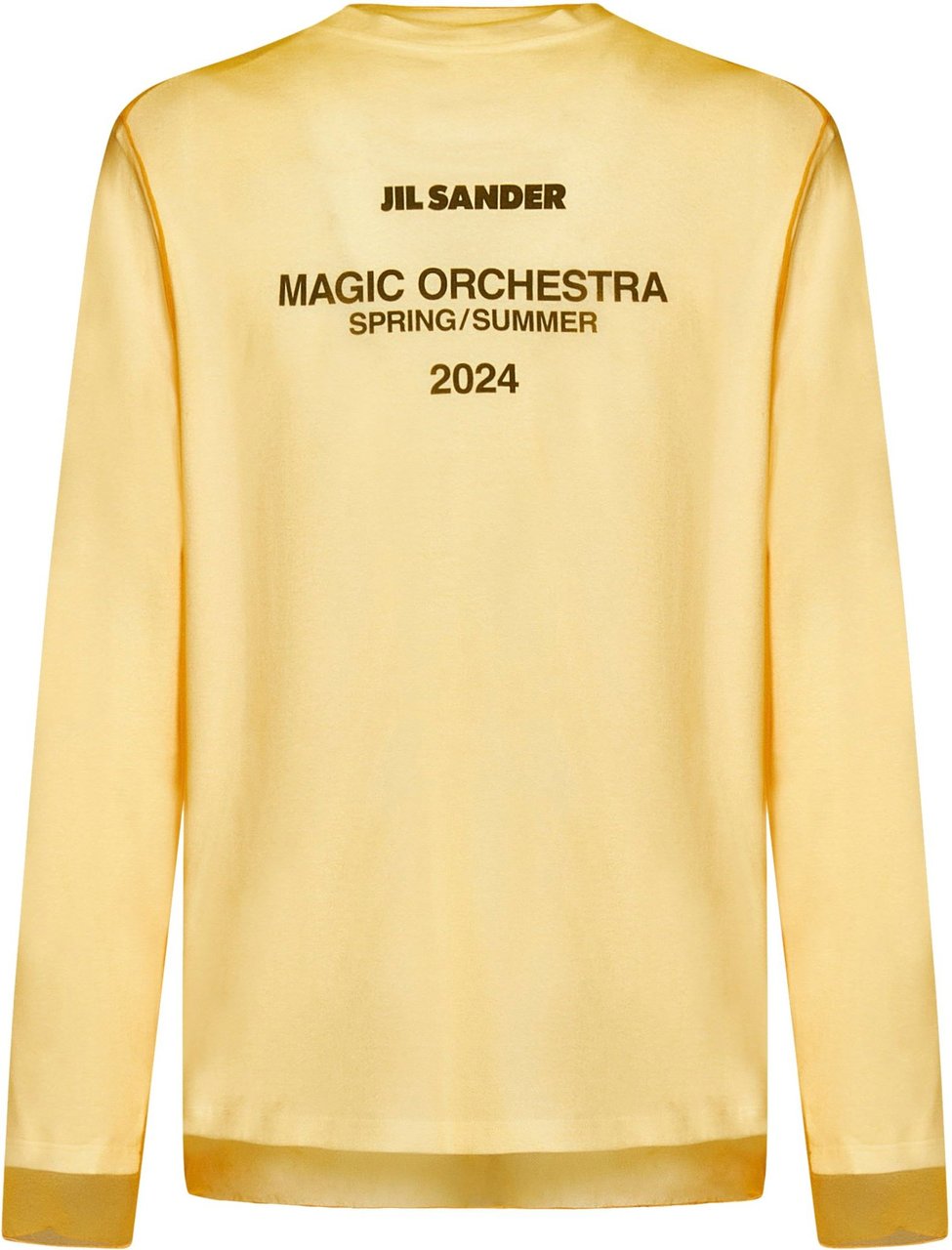 Jil Sander Jil Sander T-shirts and Polos Yellow Geel