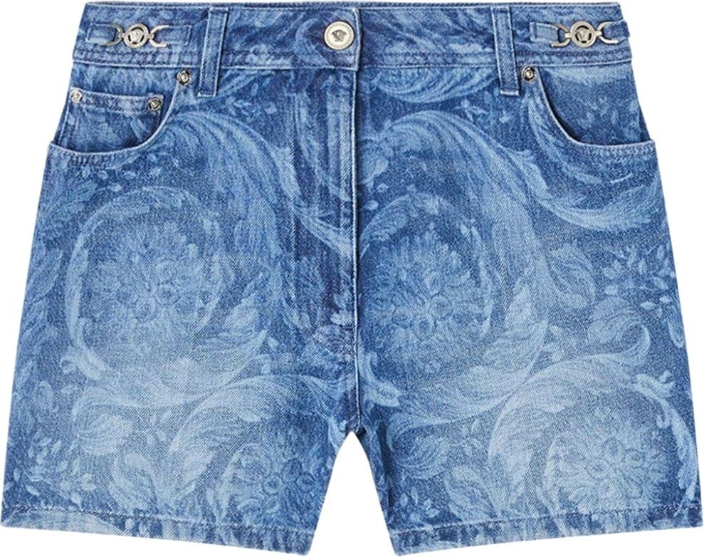 Versace Shorts Blue Blauw