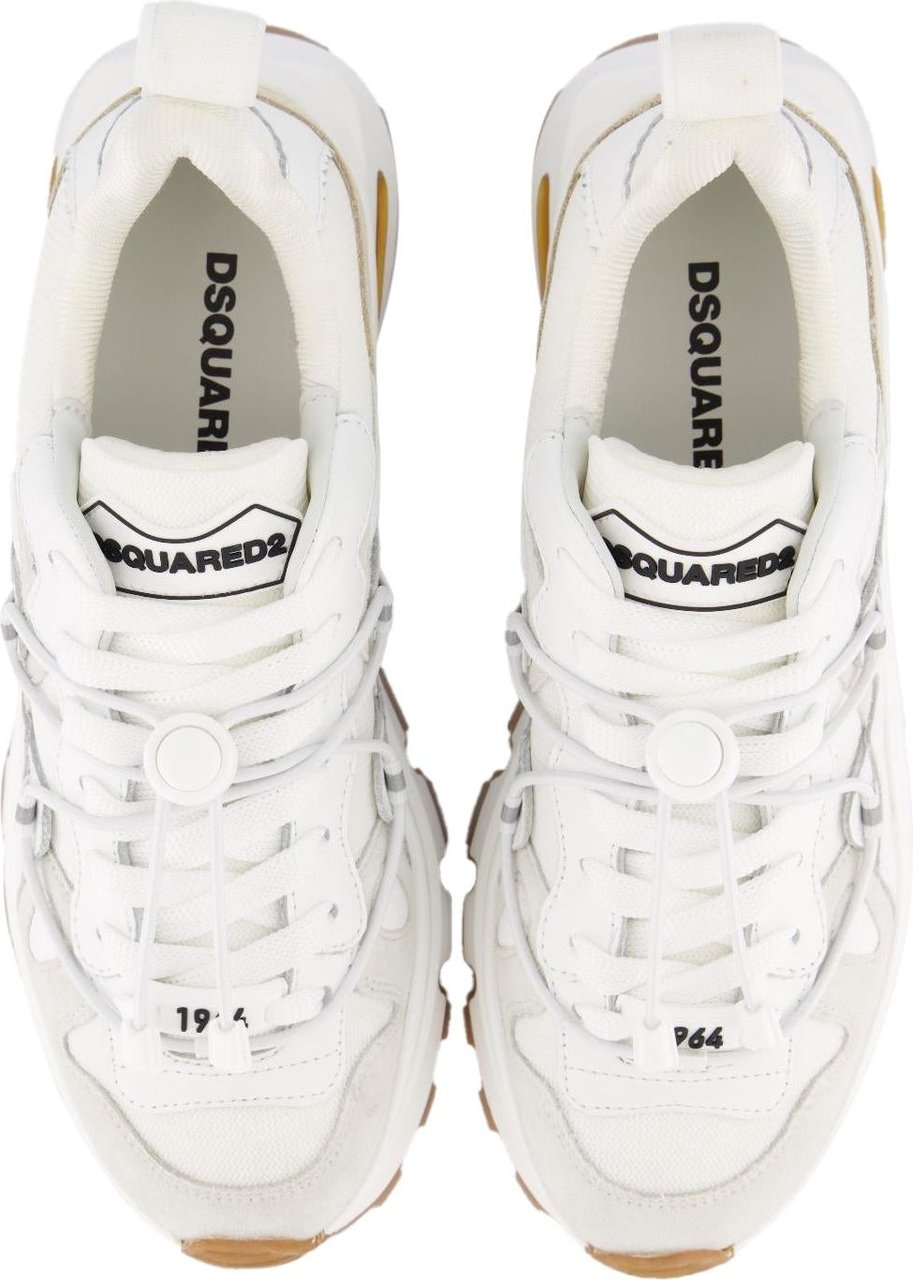 Dsquared2 Dames Run DS2 Sneaker Wit Wit