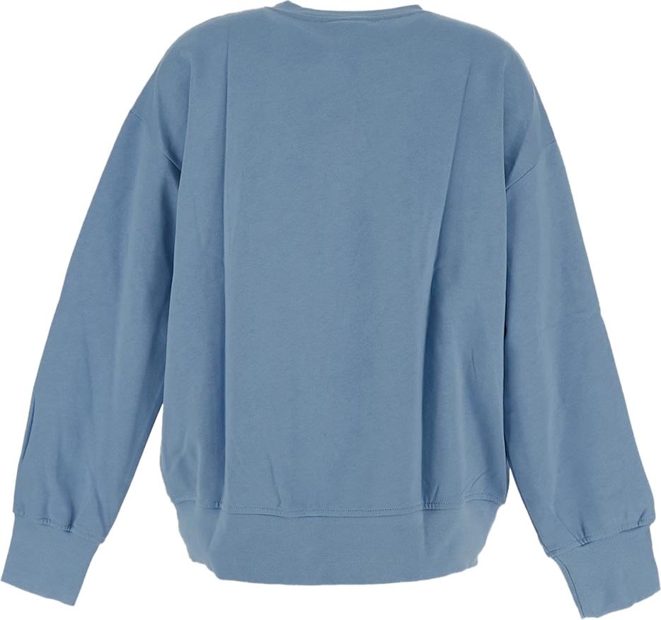 Ganni Isoli Placid Blue Sweatshirt Blue Blauw