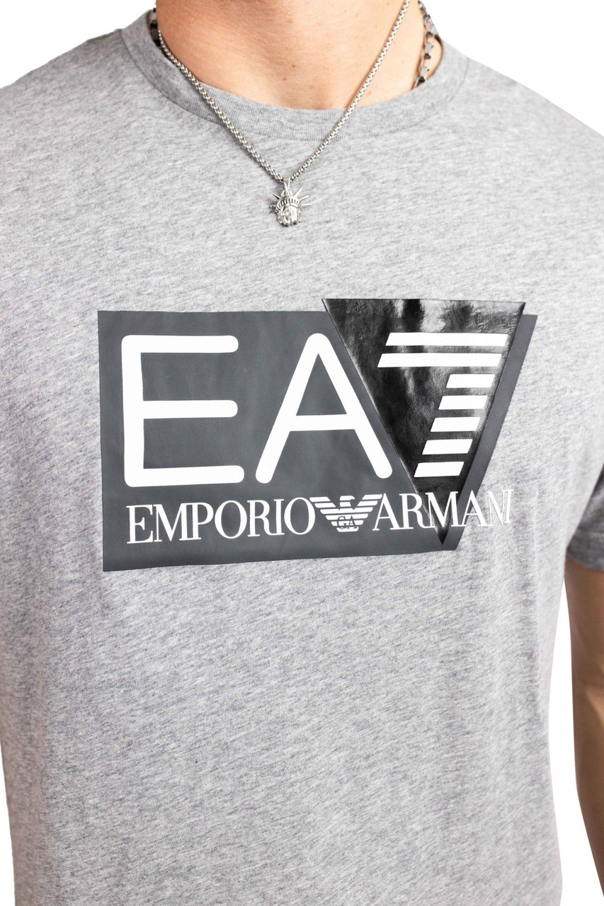 Emporio Armani EA7 Visibility T-Shirt Heren Grijs Grijs