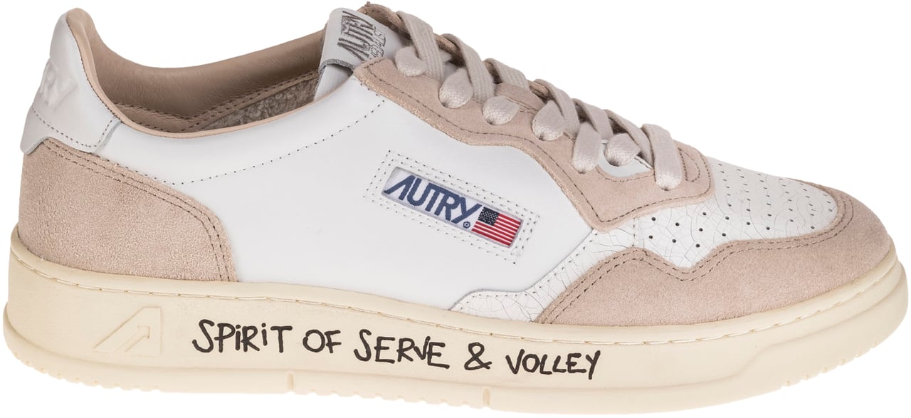 Autry Flat Shoes White Wit