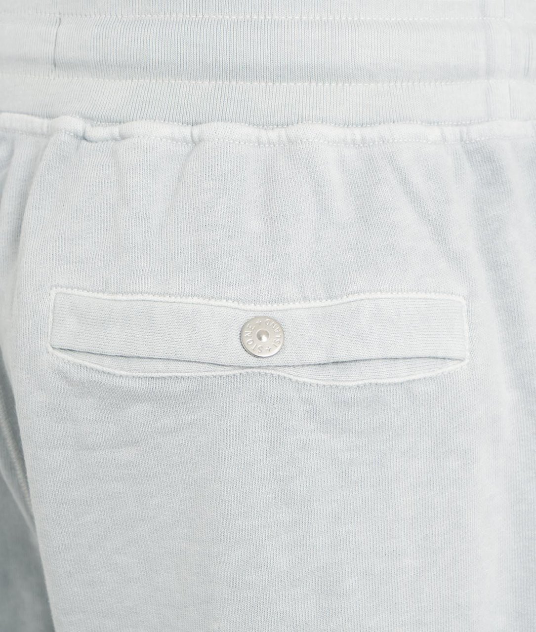 Stone Island Joggers with removable logo Blauw