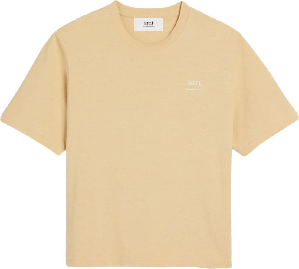 AMI Paris T Shirts & Polo's UTS024.726 Wit