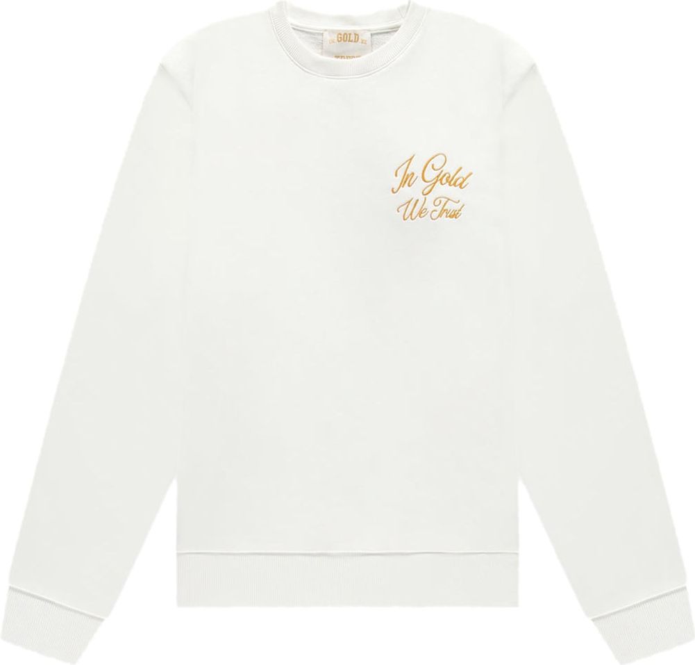 In Gold We Trust The Yacht Sweater White Wit