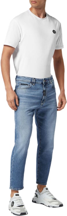 Philipp Plein Jeans Cobalt Blue Blauw