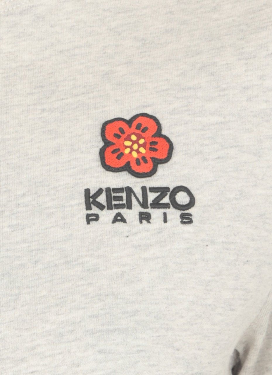 Kenzo T-shirts And Polos Grey Grey Zwart