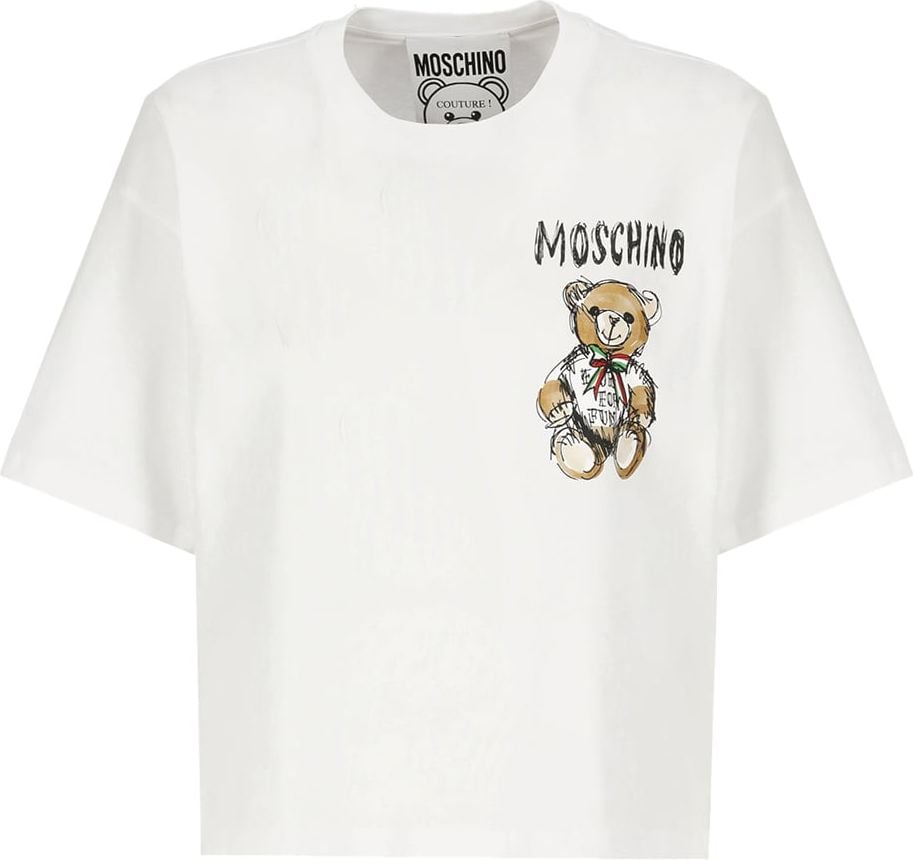 Moschino T-shirts And Polos White Neutraal