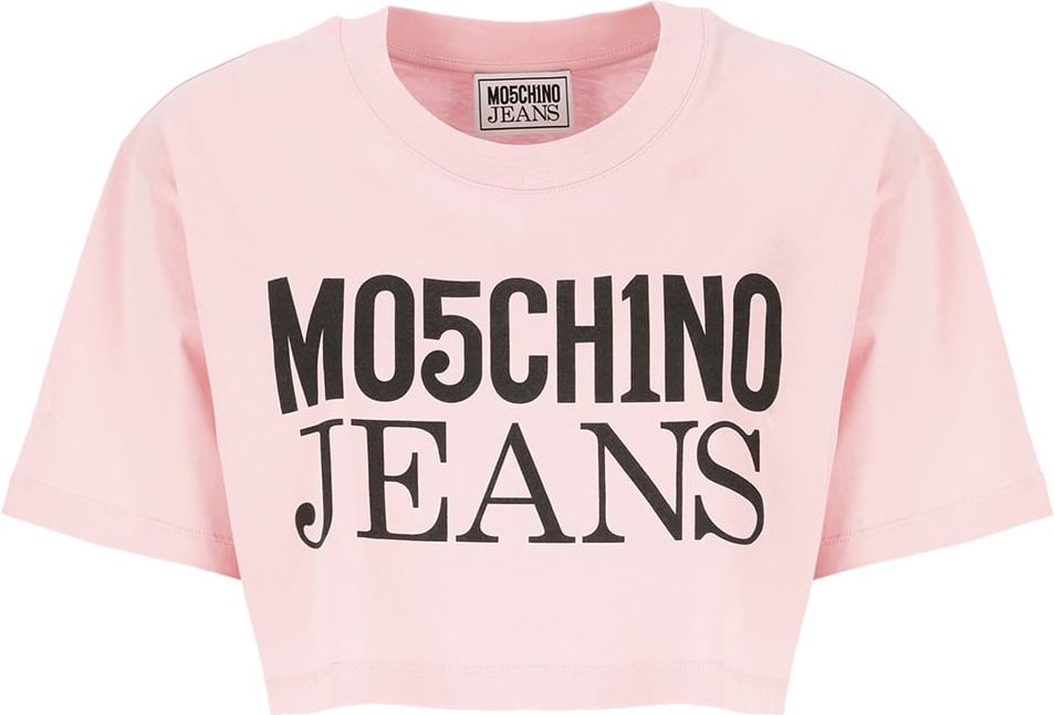 Moschino Jeans T-shirts And Polos Pink Neutraal