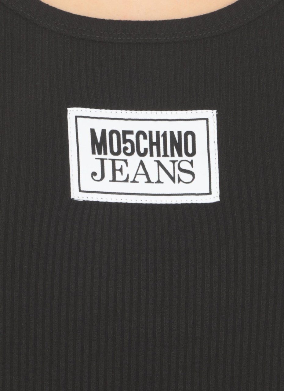 Moschino Jeans Top Black Zwart