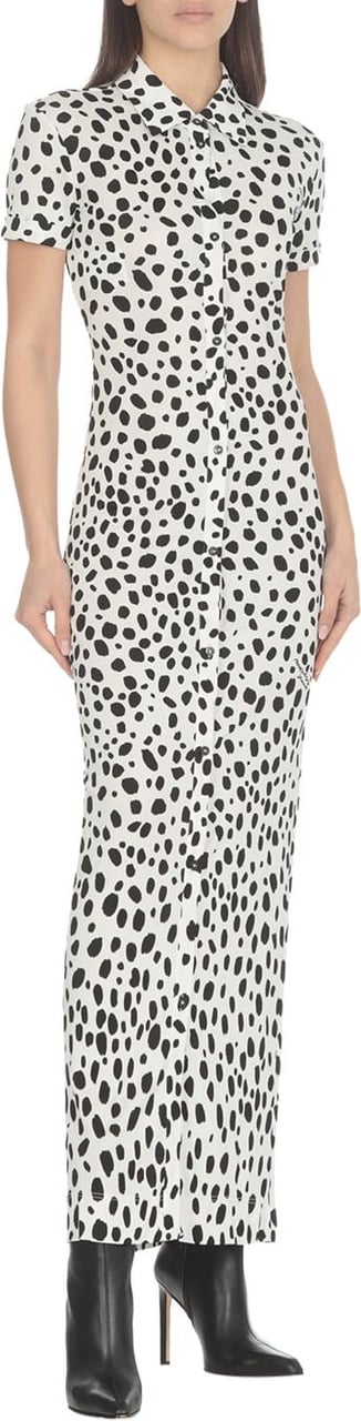 Moschino Jeans Dresses White Neutraal