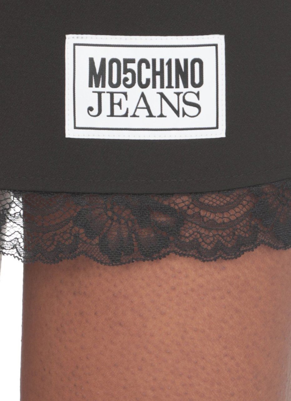 Moschino Jeans Dresses Black Zwart