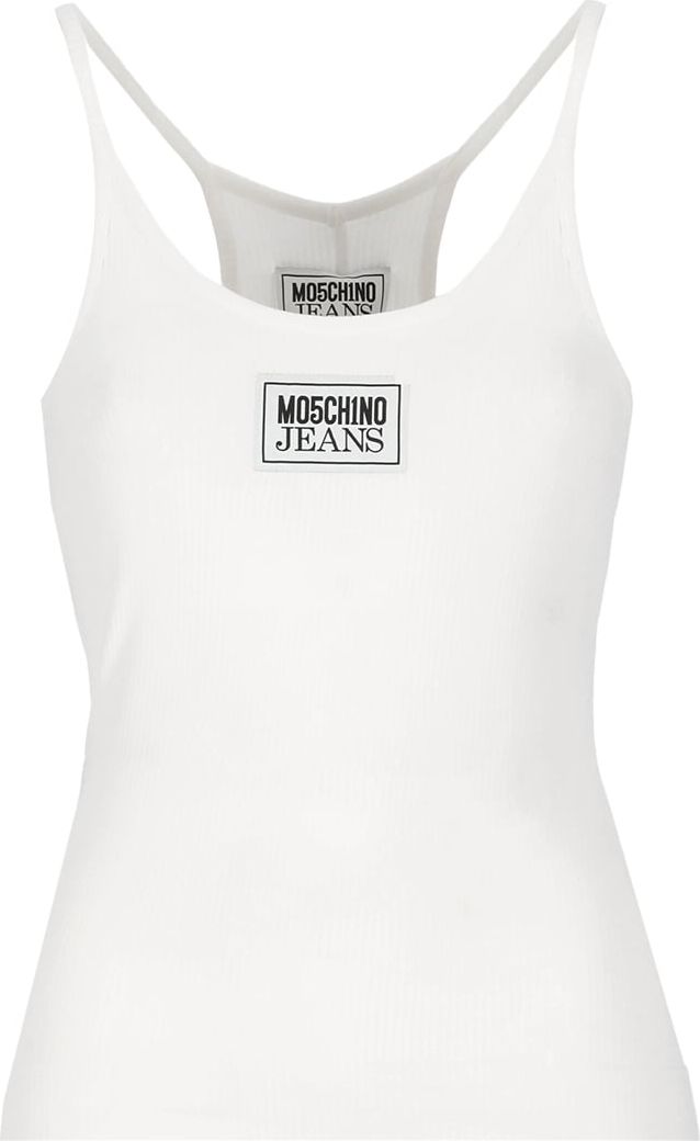 Moschino Jeans Top White Neutraal